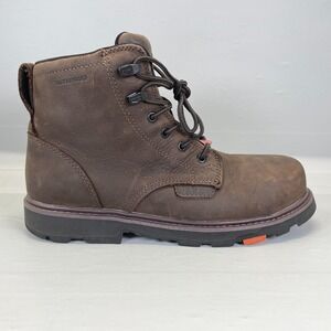 Brunt Sullivan 6" Comp Toe Work Boots Mens Size 10.5 Brown Leather Lace Up Shoes